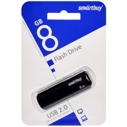 8Гб накопитель USB2.0 SMARTBUY Clue черный