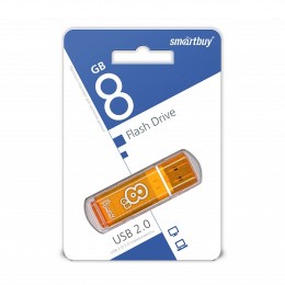 8Гб накопитель USB2.0 SMARTBUY Glossy series оранжевый
