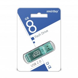 8Гб накопитель USB2.0 SMARTBUY Glossy series зеленый