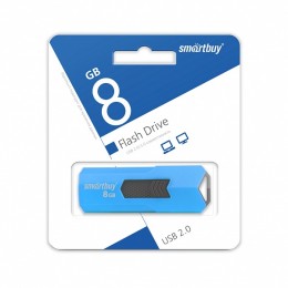 8Гб накопитель USB2.0 SMARTBUY Stream синий