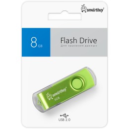 8Гб накопитель USB2.0 SMARTBUY Twist зеленый