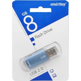 8Гб накопитель USB2.0 SMARTBUY V-Cut синий