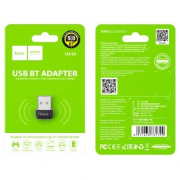 Адаптер HOCO UA18 USB Bluetooth (V5.0) черный