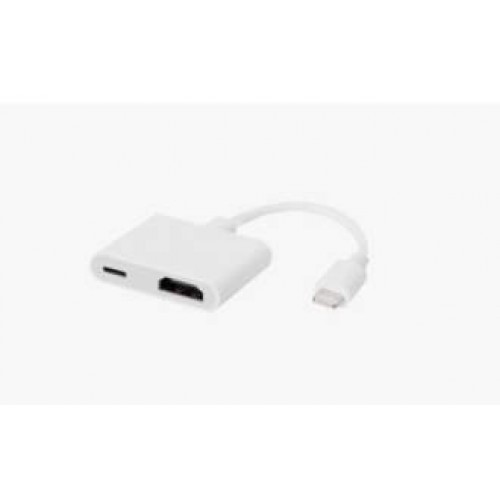 Адаптер SMARTBUY 8pin (M) (lightning) - HDMI F (с питанием) (A252)/30