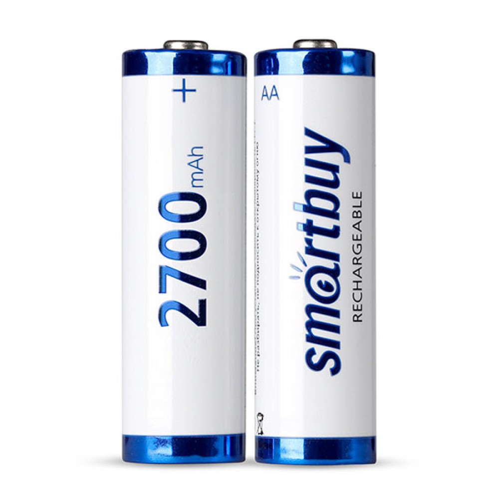 Аккумулятор AA SMARTBUY 1.2V 2700mAh (цена за 1шт. блистер 2шт)
