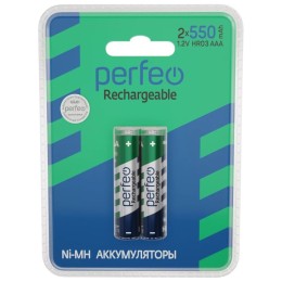 Аккумулятор AAA PERFEO 1.2V 550mAh (цена за 1шт. блистер 2шт)