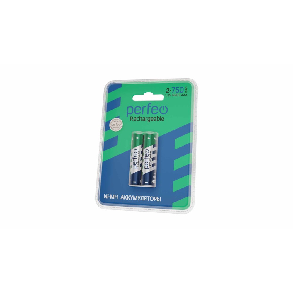 Аккумулятор AAA PERFEO 1.2V 750mAh (цена за 1шт. блистер 2шт)