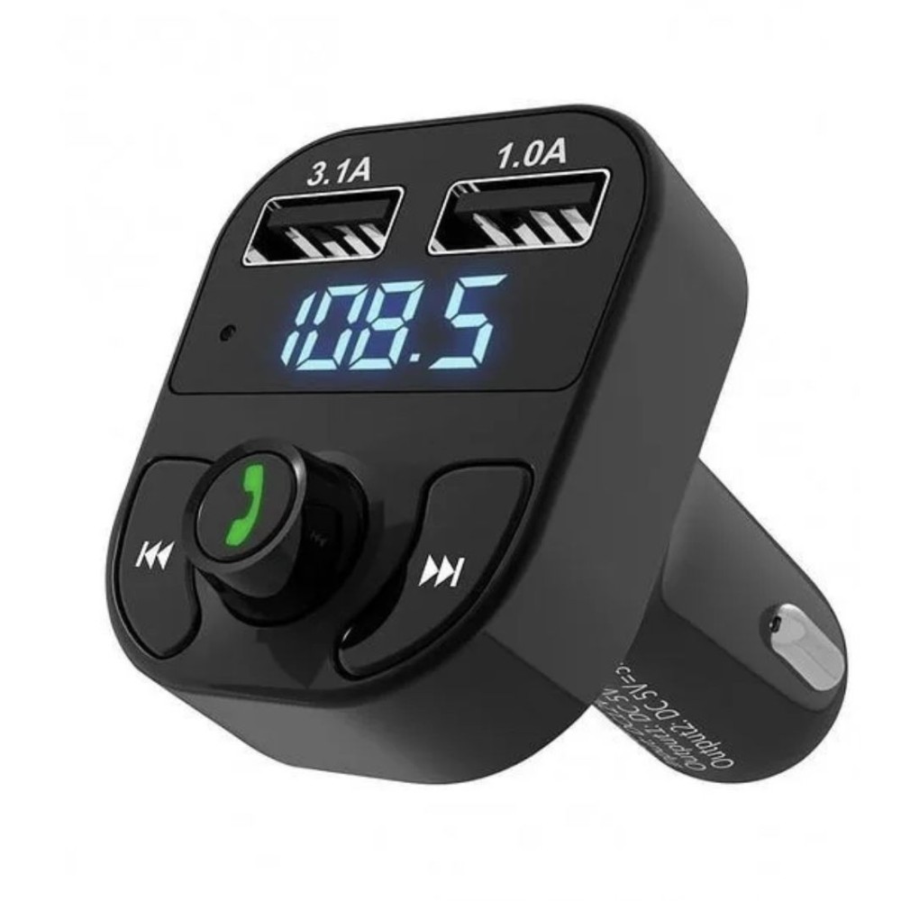 Авто FM модулятор ENERGY POWER QY-02 (2USB/3.1A) черный