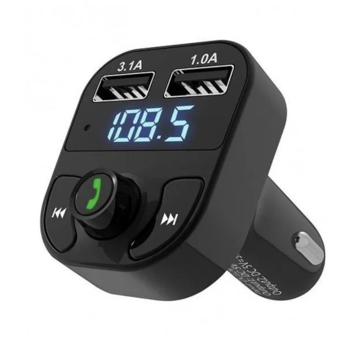 Авто FM модулятор ENERGY POWER QY-02 (2USB/3.1A) черный