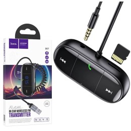 Авто FM модулятор HOCO DE7 черный