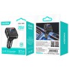 Авто FM модулятор KAKUSIGA KSC-1985 (2USB 5A/2PD/дисплей) черный