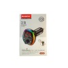 Авто FM модулятор RECRSI CAR C30 (2USB/3.1A/TF) черный