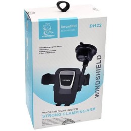 Автодержатель DENMEN DH 22 зажим на присоске черный