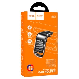 Автодержатель HOCO CA74 магнитный в дефлектор черно-серый