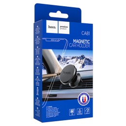 Автодержатель HOCO CA81 магнитный в дефлектор черный