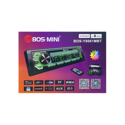 Автомагнитола Bos-Mini BOS-Y8061MBT