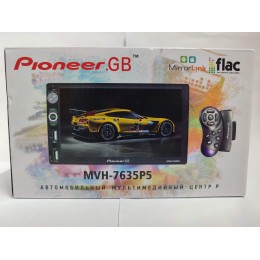 Автомагнитола двухдиновая Pioneeir MVH-7635 P5 (7"/Mirror Link/2USB/мультируль)