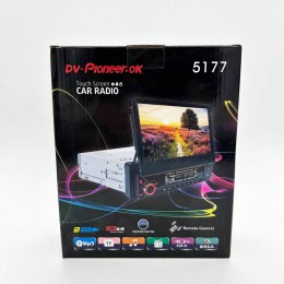 Автомагнитола Pioneeir 5177 (Выдвижной 7" экран/Bluetooth/USB/AUX/FM/пульт)