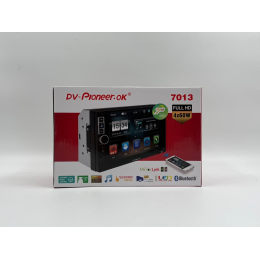 Автомагнитола Pioneeir DV-7013B (2DIN 7"/BT/USB/TF/мультируль/пульт)