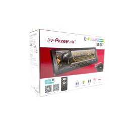 Автомагнитола Pioneeir SA-307 (Bluetooth/USB/AUX/FM/пульт)