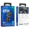 Автомобильное ЗУ BOROFONE BZ21 (USB CQ3.0/PD 48W) черное