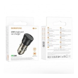 Автомобильное ЗУ BOROFONE BZ24 (PD 20W) черное