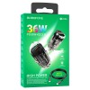 Автомобильное ЗУ BOROFONE BZ29A + кабель Lightning/Type-C (1USB QC3.0/PD 36W) черный