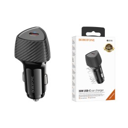 Автомобильное ЗУ BOROFONE BZ31В (2PD 60W) черное