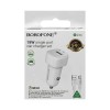 Автомобильное ЗУ BOROFONE BZ34 + кабель Type-C (1USB/18W) белое
