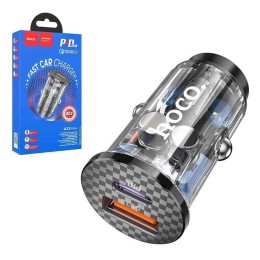 Автомобильное ЗУ HOCO DZ3 Max (USB QC3.0/PD 20W) черное