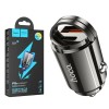 Автомобильное ЗУ HOCO DZ7 mini (PD 20W) серый металл
