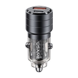 Автомобильное ЗУ USAMS CC176 С36 (USB QC 3.0/PD 65W) черное