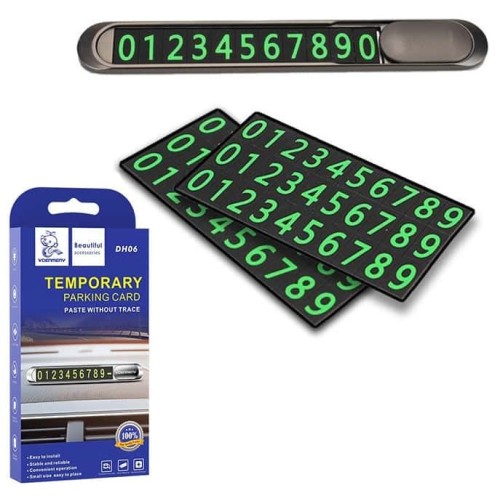 Автовизитка парковочная DENMEN DH06 серая