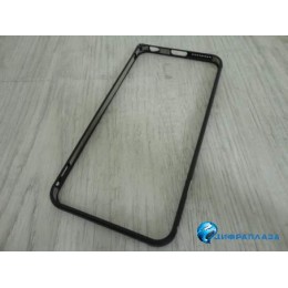 Бампер-ободок Fashion Case iPHONE 6+ (5,5) закругленный металл с защелкой черный