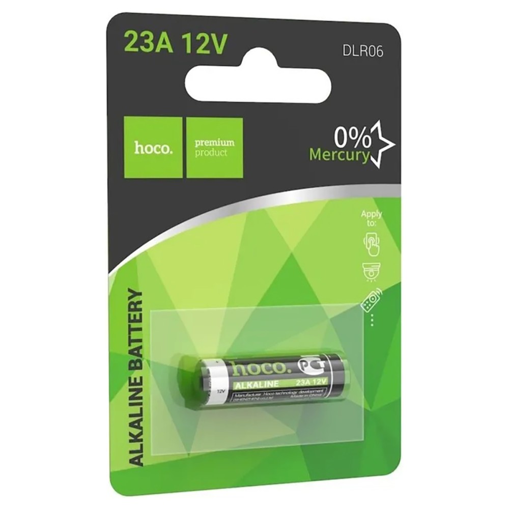Батарейка алкалиновая A23 HOCO 12V (цена за 1 шт, блистер 1шт)