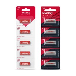 Батарейка алкалиновая A23 SMARTBUY 12V (цена за 1 шт, блистер 5шт)