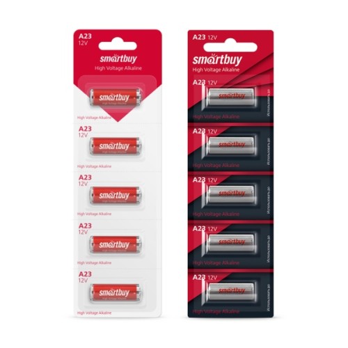 Батарейка алкалиновая A23 SMARTBUY 12V (цена за 1 шт, блистер 5шт)