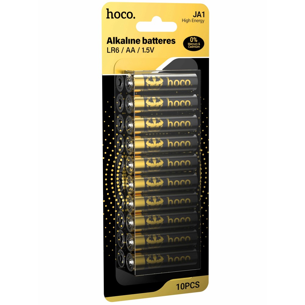 Батарейка алкалиновая AA (LR6) HOCO 1.5V (цена за 1шт. блистер 10 шт)