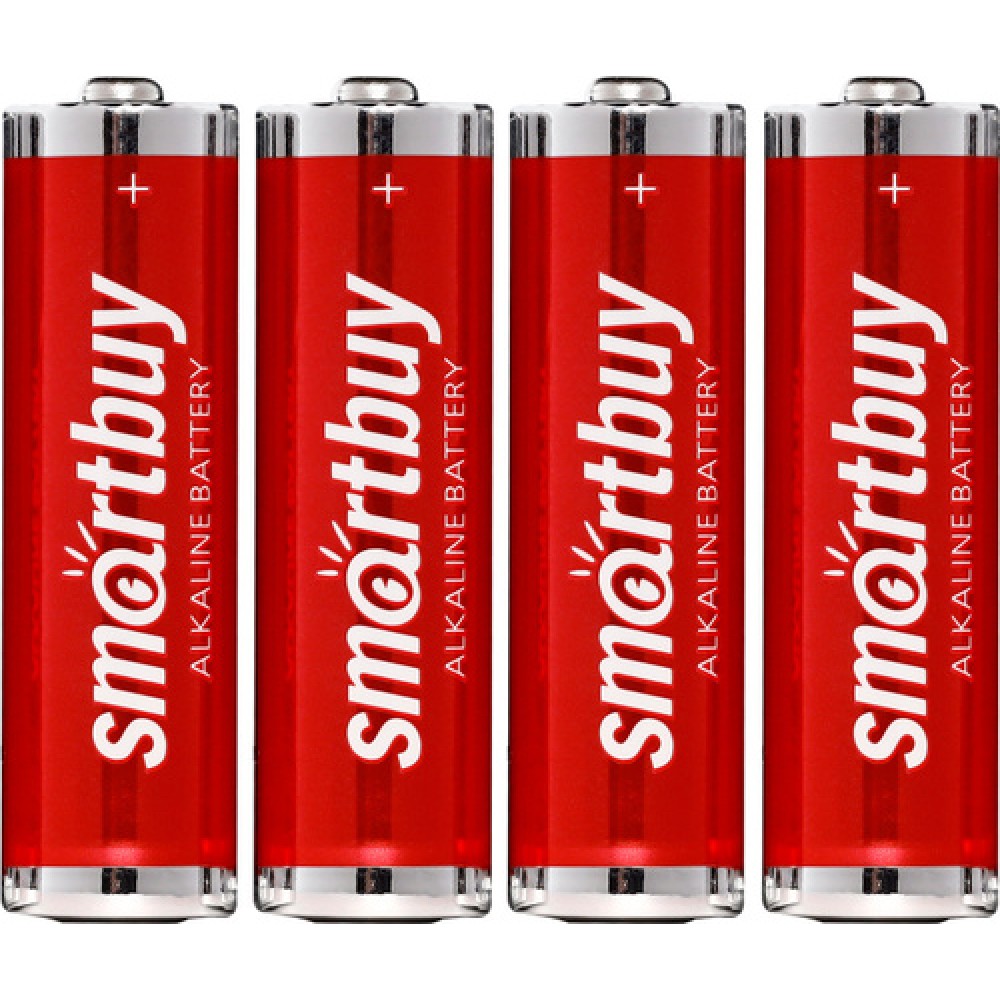 Батарейка алкалиновая AA (LR6) SMARTBUY 4S 1.5V (цена за 1шт. блистер 4шт)