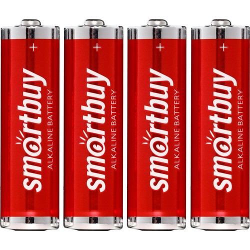 Батарейка алкалиновая AA (LR6) SMARTBUY 4S 1.5V (цена за 1шт. блистер 4шт)