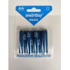 Батарейка алкалиновая AA (LR6) SMARTBUY MAXX 4B 1.5V (цена за 1шт, блистер 4шт)