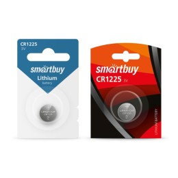 Батарейка литиевая CR1225 SMARTBUY 3V (блистер 1шт)