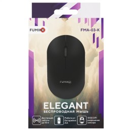 Беспроводная мышь FUMIKO ELEGANT черная