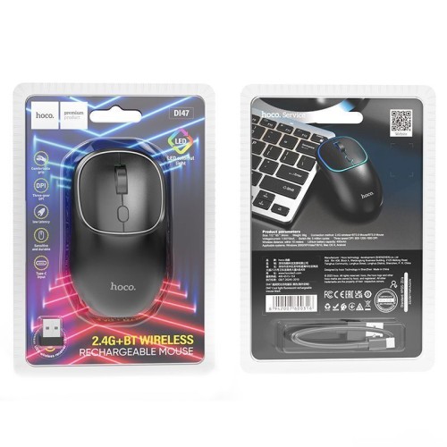 Беспроводная мышь HOCO DI47 черная