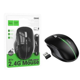 Беспроводная мышь HOCO GM40 RGB черная