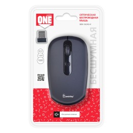 Беспроводная мышь SMARTBUY 262 беззвучная черная