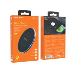 Беспроводное зарядное устройство BOROFONE BQ3 Pro (Type-C/15W) черный