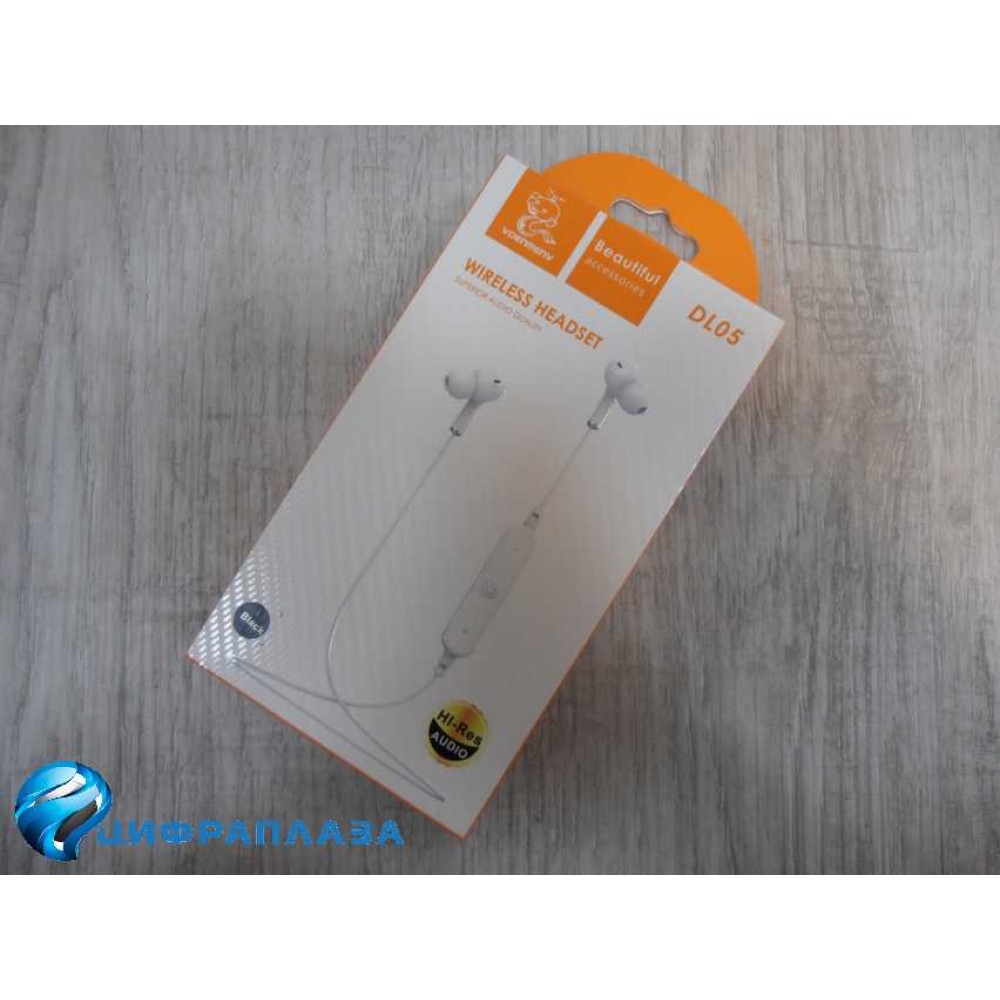 Беспроводные спорт наушники DENMEN DL05 (4 ч/60 mAh) черные
