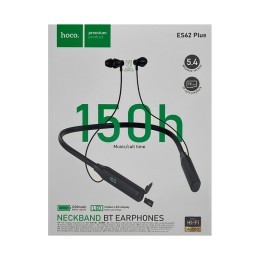 Беспроводные спорт наушники HOCO ES62 Plus (150 ч/1200 mAh/TF) черные