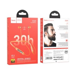Беспроводные спорт наушники HOCO ES65 (30 ч/200 mAh) оранжевые